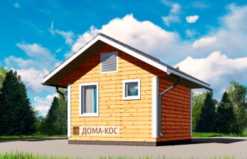 Проект из бруса  4х4 м. Чашниково